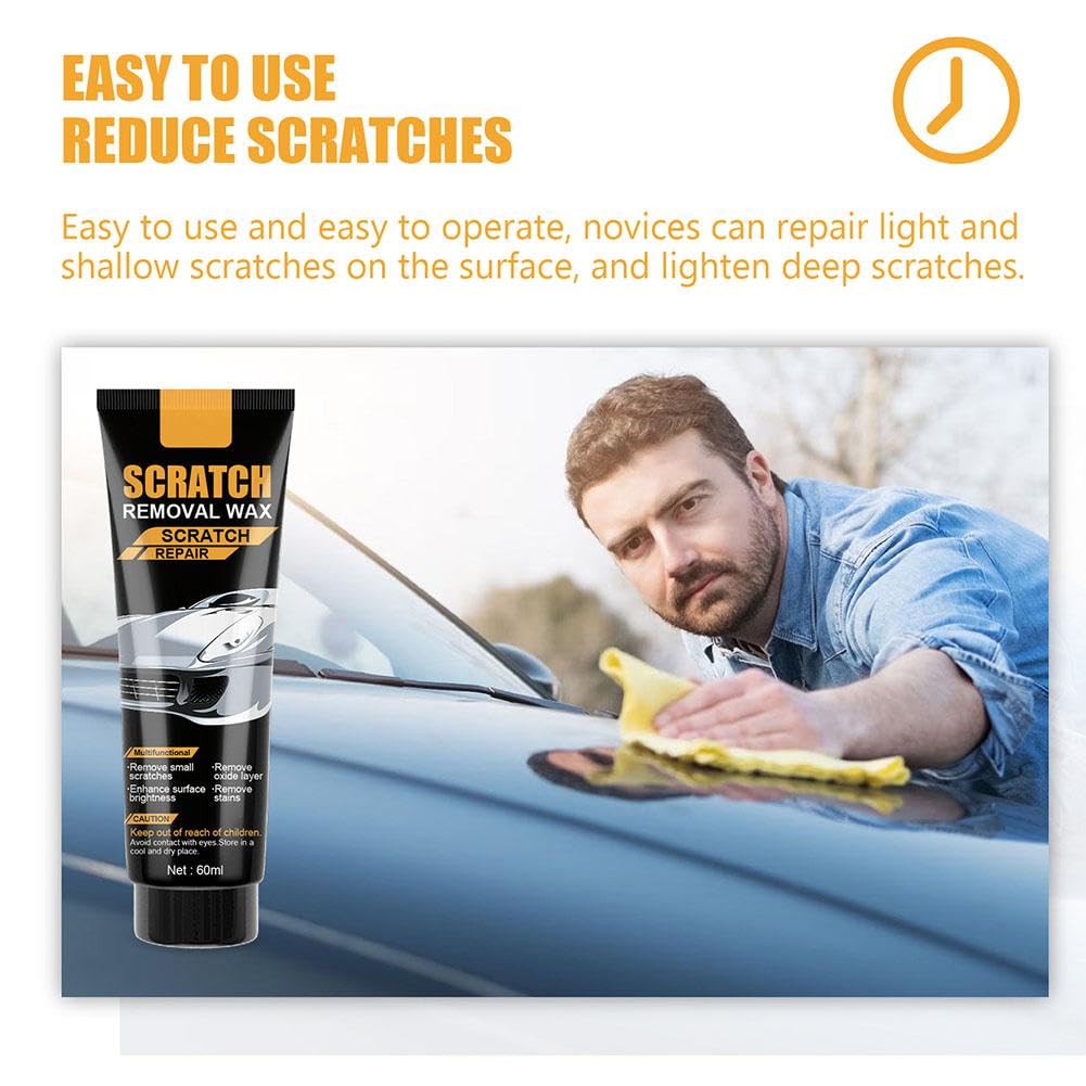Car Scratch Remover and T-Cut Paint Repair Kit, Professional Auto Scratch Remover for Deep Scratches and Swirl Marks, Universal Car Wax Scratches Remover — view 5