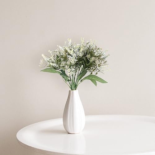 Miniatura 2 de Baby Breath Gypsophila - Plantas artificiales de seda falsas, flores artificiales de aliento de bebé, ramo de gypsophila, decoración del hogar para