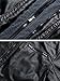 Wantdo Chaqueta de Cuero Aviador para Hombre Negro XX-Large