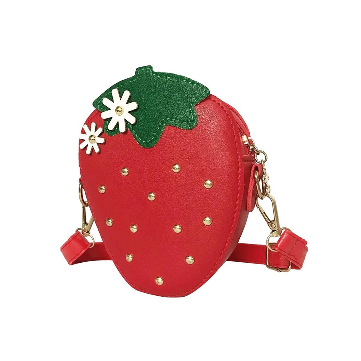 patpat Strawberry Sling Bag for Girls,Mini Purse for Girls,Fashion Red Cute Hand Bag Shoulder Stylish Latest Gifts Kids Age 8-12 Purse Cross Body Woman-picture-28