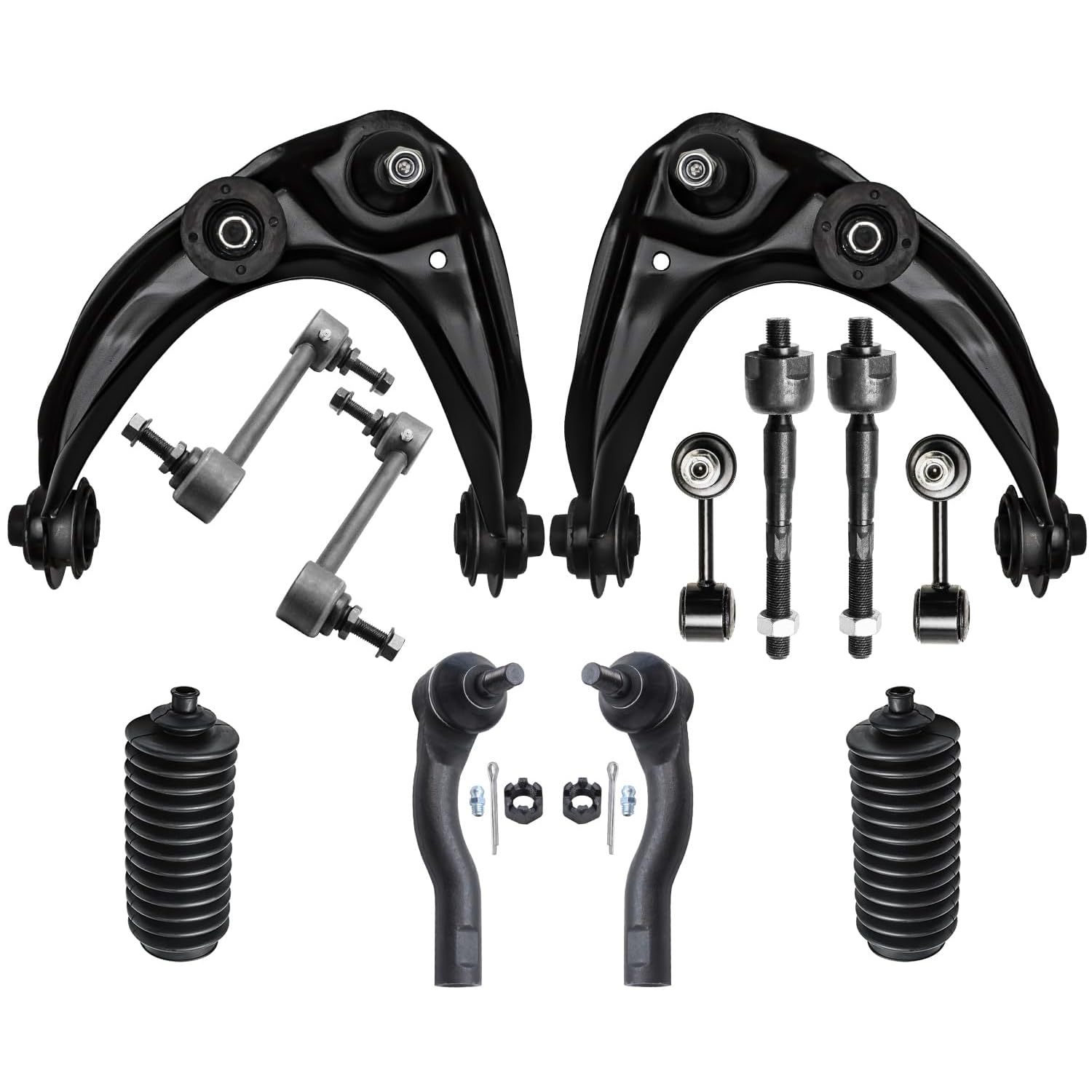 Detroit Axle - 12pc End Suspension Kit for 10-12 Ford Fusion Mercury Milan