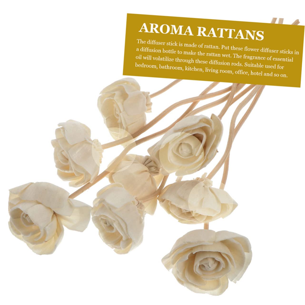 STOBAZA 15stücke Teiliges Duftstäbchen Aus Naturmaterialien Für Raumduft Und Aromatherapie Deko Für Zuhause Für Verbesserte Atmosphäre Und Luftfrische