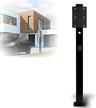 Electric Vehicle Charger Pedestal Stand, EV Charger Pedestal Outdoor, EV Charger Stand Holder, Electric Vehicle Charging Stations, for Tesla Charging Station New Energy Vehicle130cm/51in