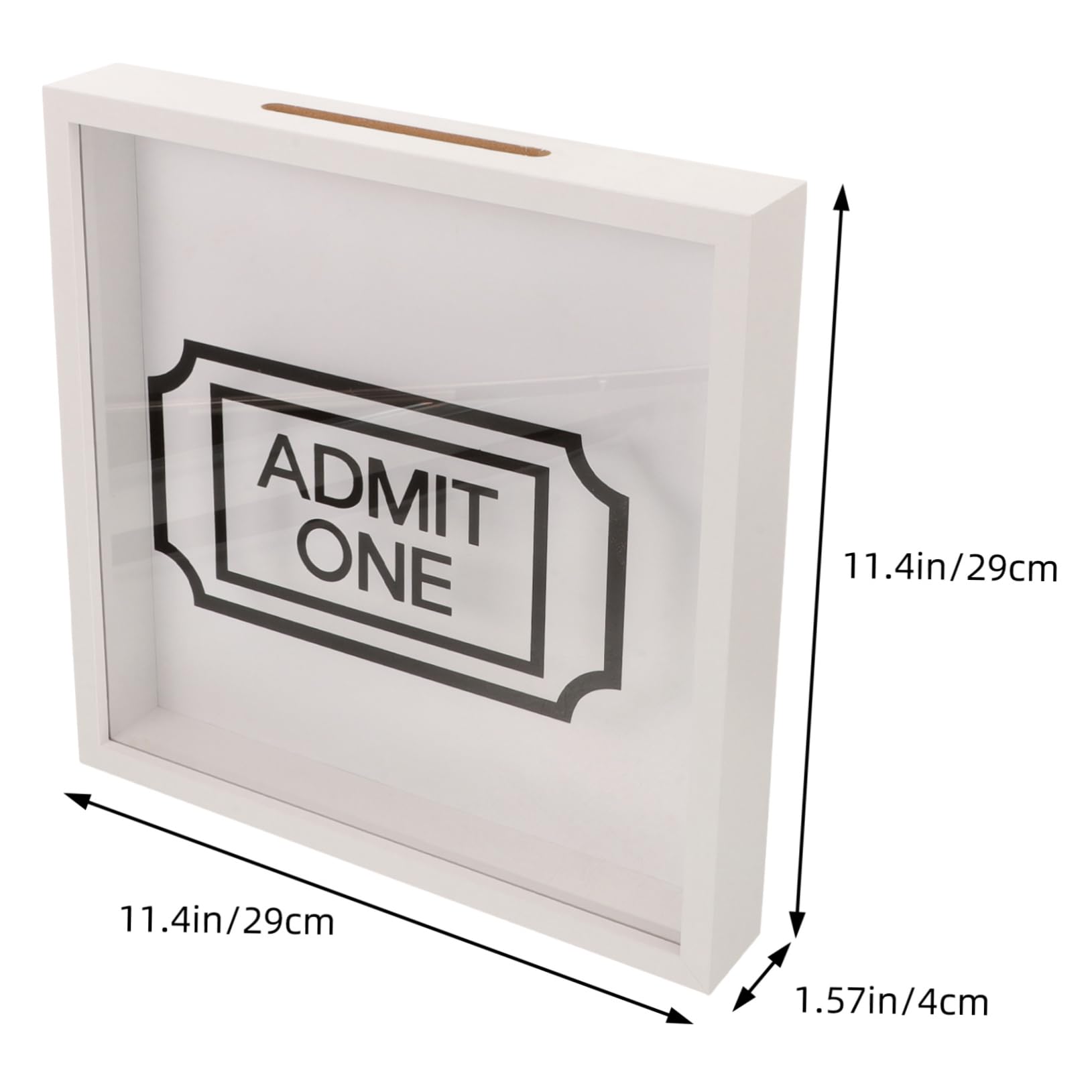 ABOOFAN Travel Storage Box Recipe Card Holder Container for Concert Keepsakes Travel Tickets Maps and Valuables Stylish and Functional Storage