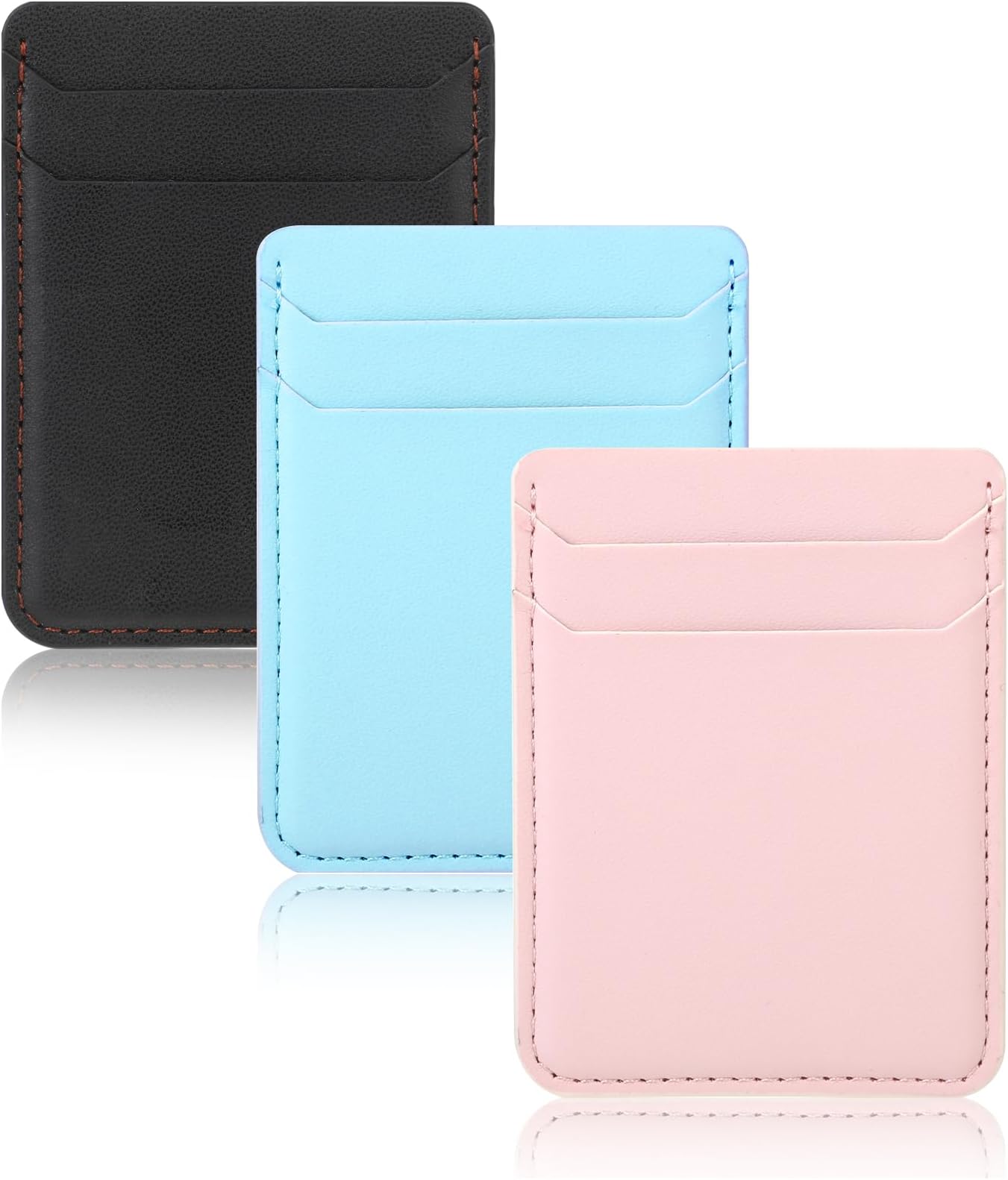 Card Holder For Phone Cell Phone Wallet Ultra-slim Self Adhesive