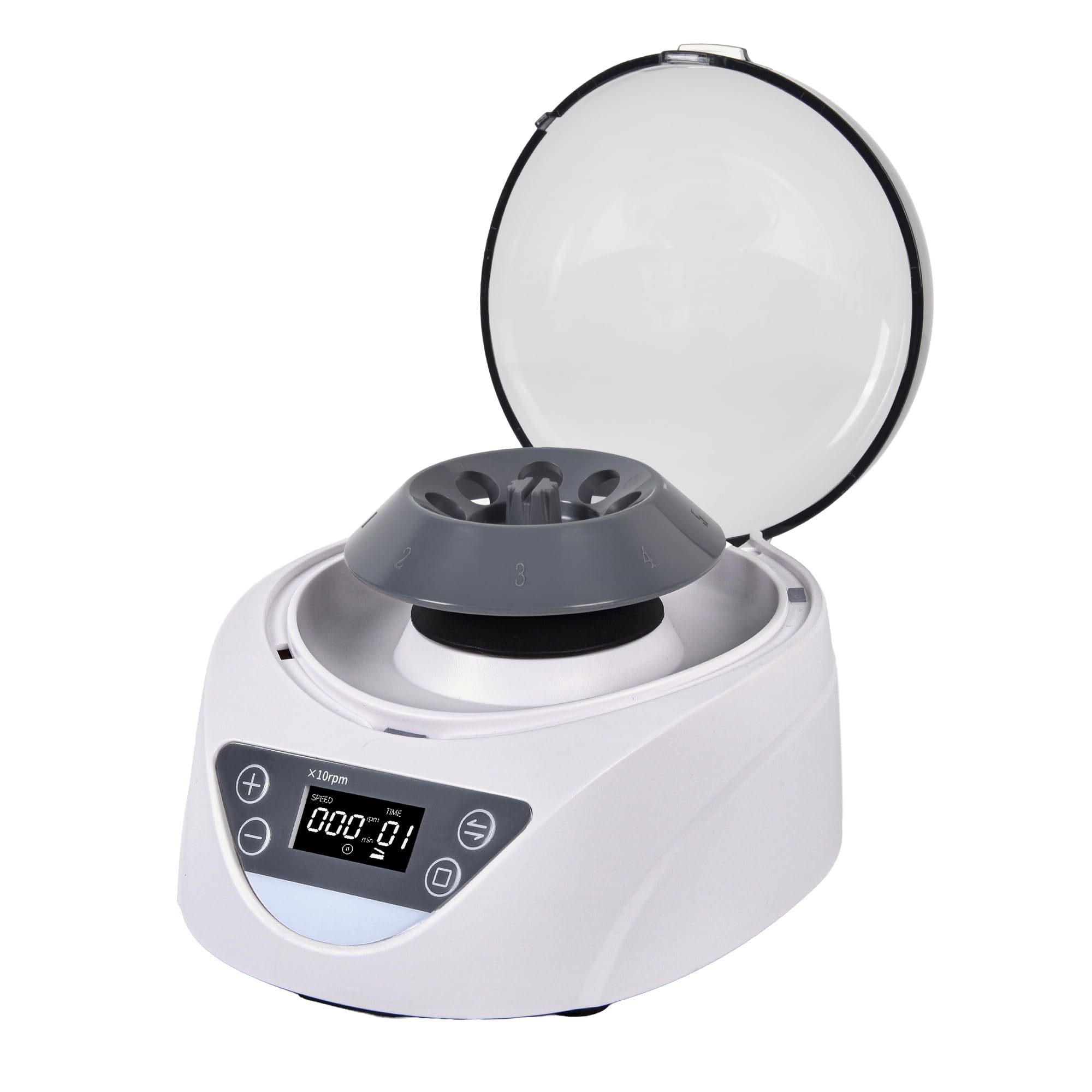 Mini centrífuga de laboratorio LCD 100-120000 rpm 7245 × g 2 rotores 8