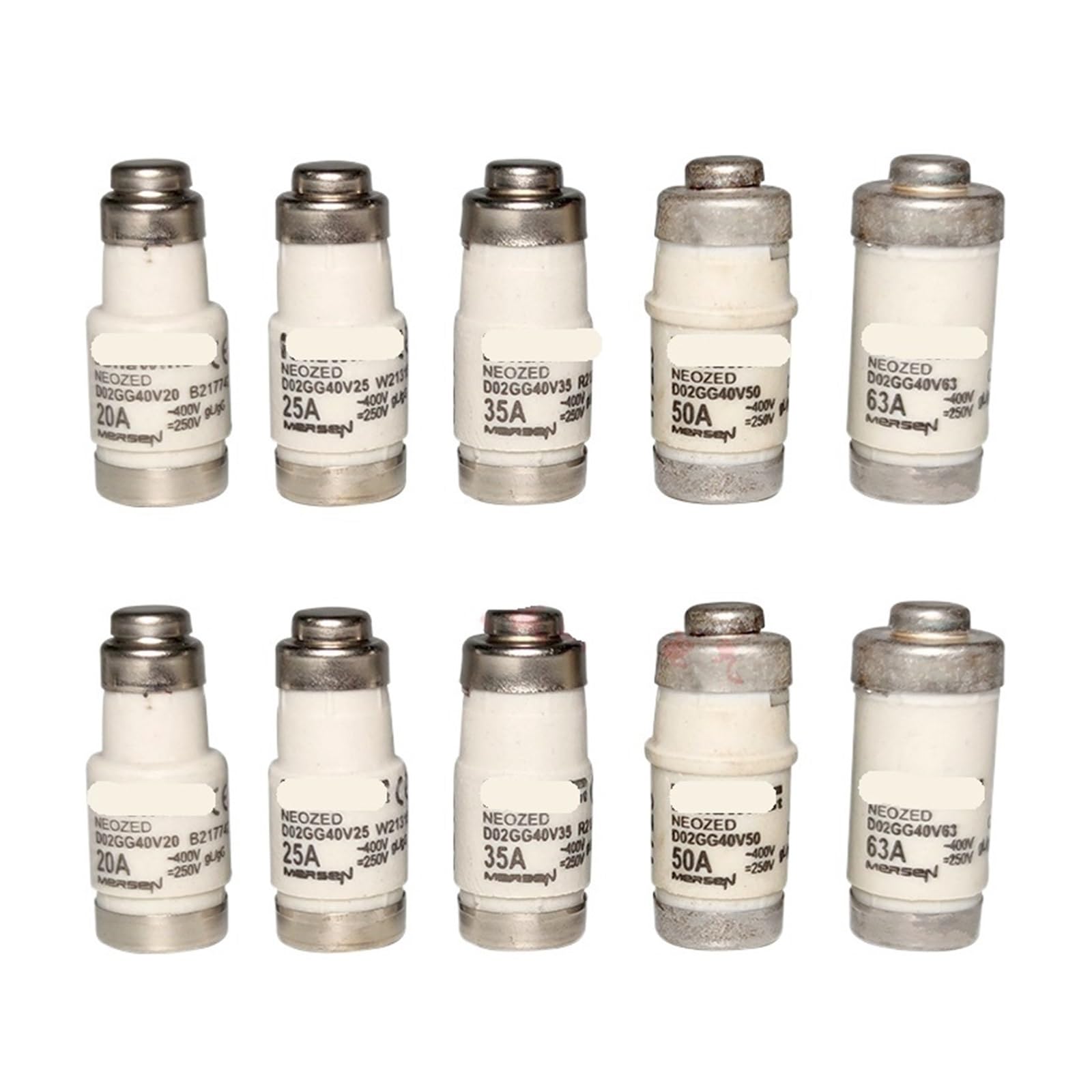 Fusible D02GG40V40 gG haut de gamme pour la sécurisation des tableaux électriques