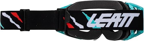 Miniatura 2 de Leatt Goggle Velocity 5.5 Adulto (NegroTurquesa con Lente Gris Claro)