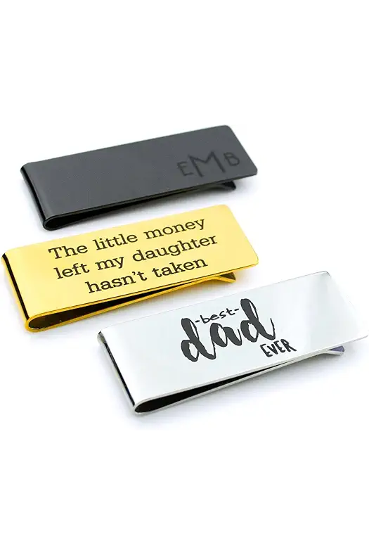 Danique Jewelry Personalized Stainless Steel Money Clip, Custom...