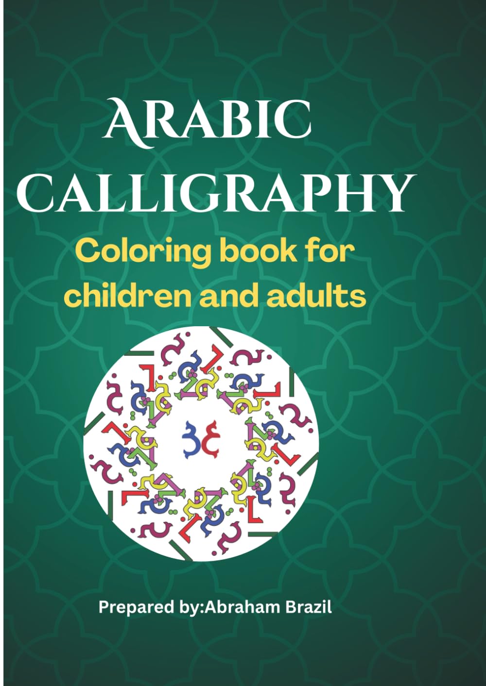 Livre coloriage calligraphie arabe pour partager des instants de complicité en famille