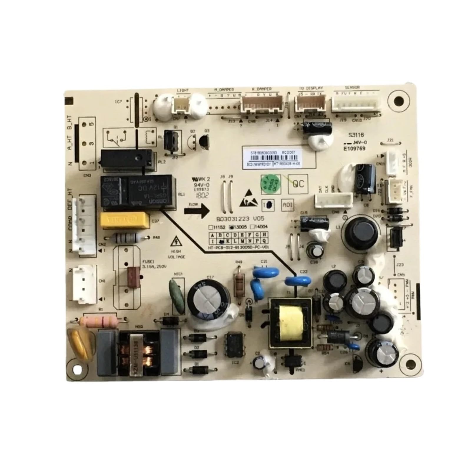 Tablero De Control De Refrigerador, Compatible Con Hisense, Circuito De BCD-326WT PCB B03031223 V05, Placa Base De Refrigerador, Placa De Congelador