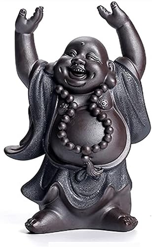 Estatua de Buda Riendo Estatua de Buda Feliz Ornamento Cerámica Creativa, Artesanía, Muebles de Hogar, Decoración y Decoración Antigua, Maitreya