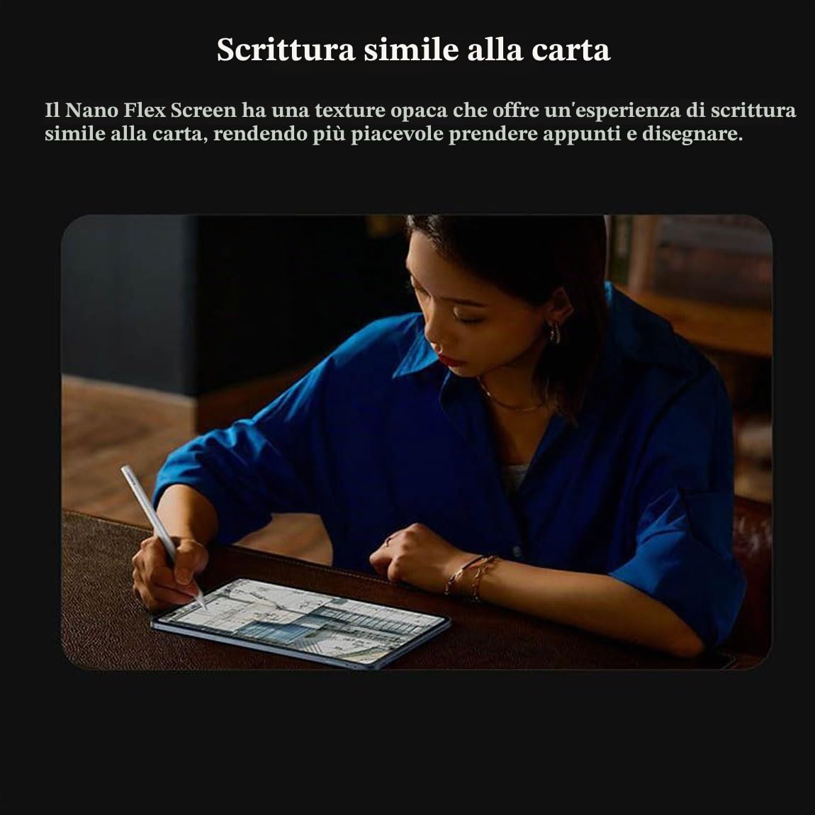 Penna stilo originale compatibile per Xiaomi Pad 7 Pro/Mi Pad 7-11.2 pollici Tablet Smart Pen, 8192 Pressure Senstive