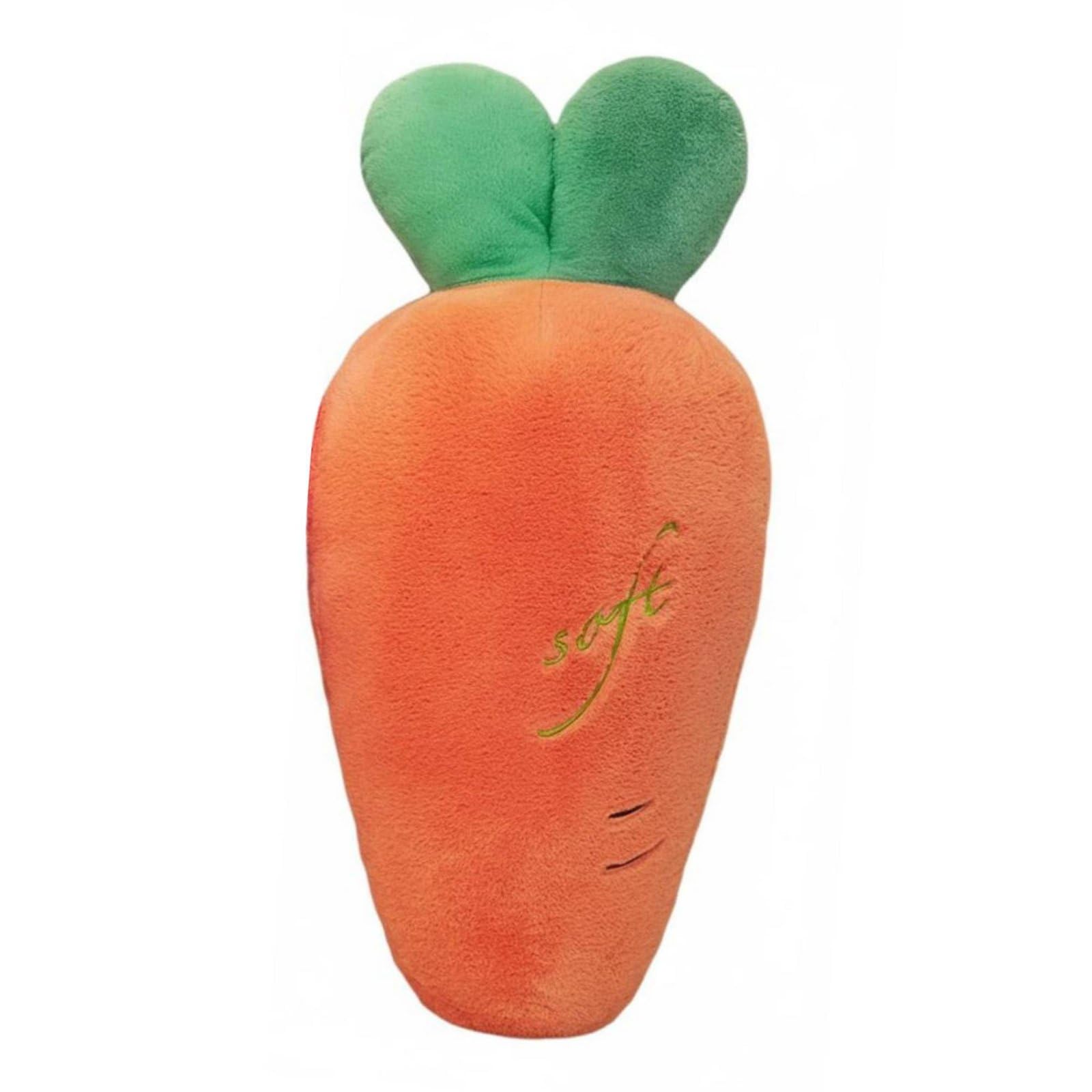 Karotten Plüschtier weich Möhren Schnuffelkissen Geschenkidee karottenförmiges Kissen für Schlafzimmer, Wohnzimmer, Orange, 90cm