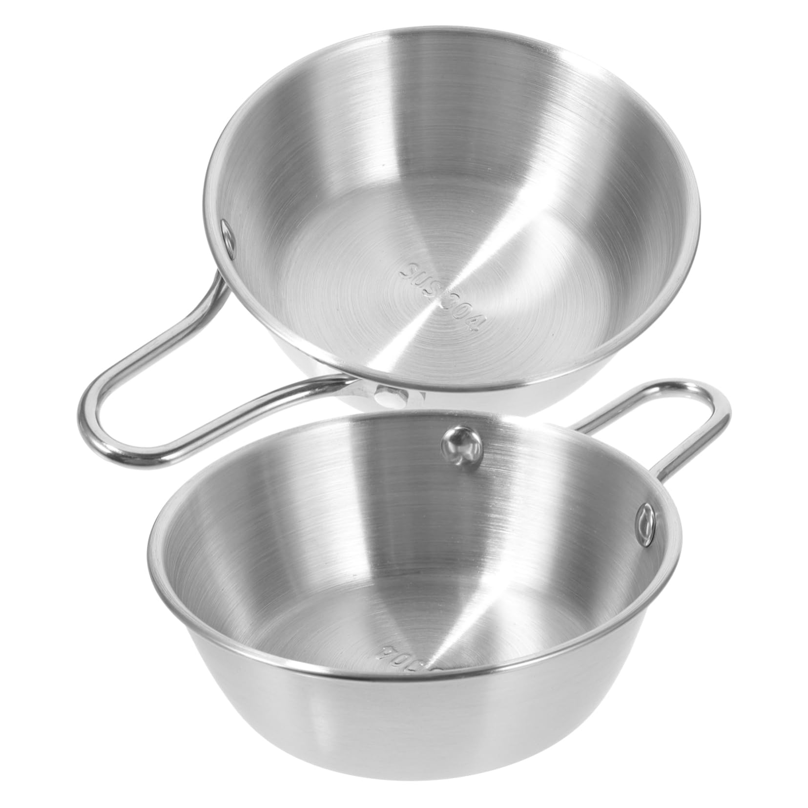 MUSISALY 2Pcs Camping Bowls Multi Functional Outdoor Water Cups Durable Reusable Water Bowls for Serving Ramen Soup and Rice Wine Camping Accessories