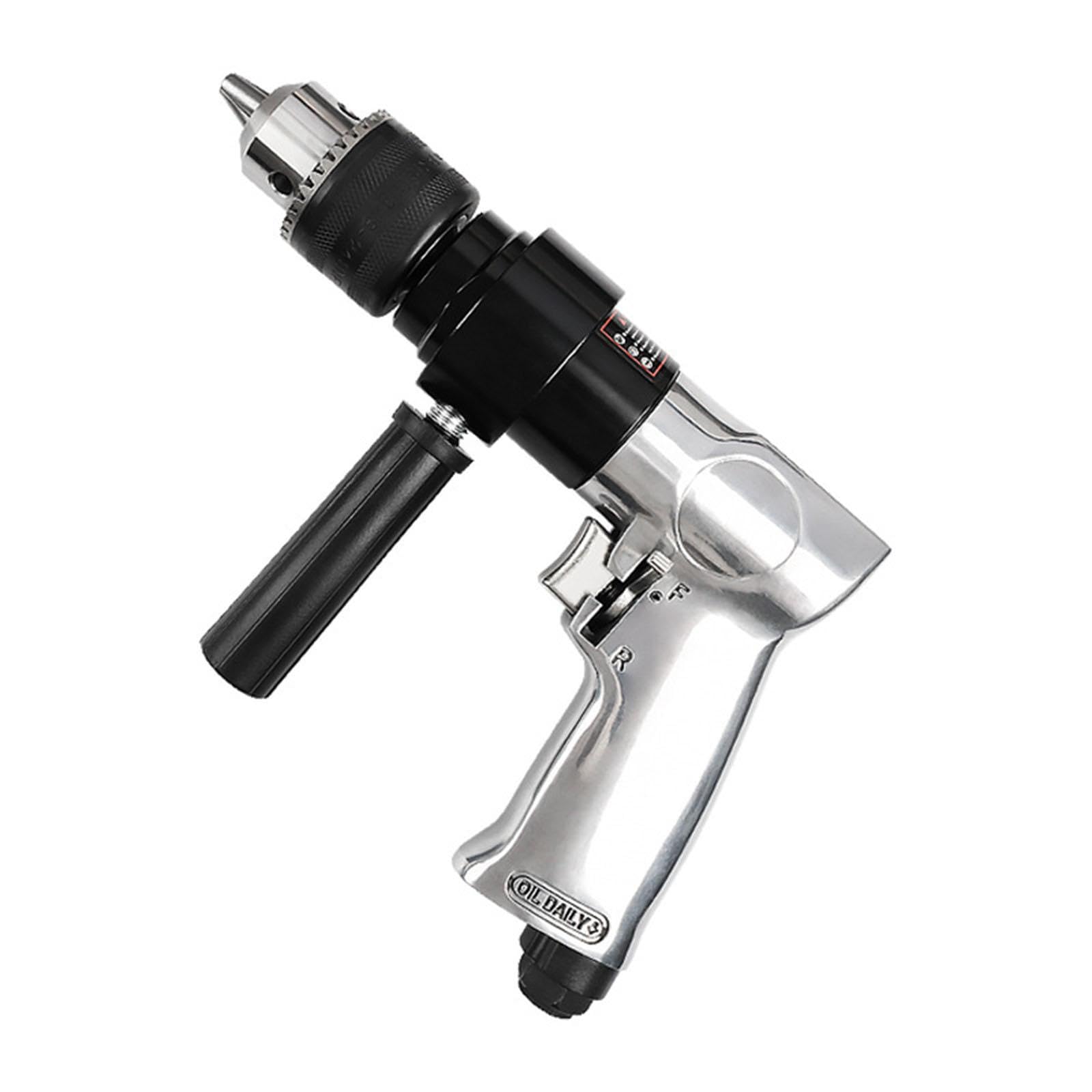 Trapano Pneumatico Da 1/2" con Funzione Reversibile E Connettore per Uso Meccanico