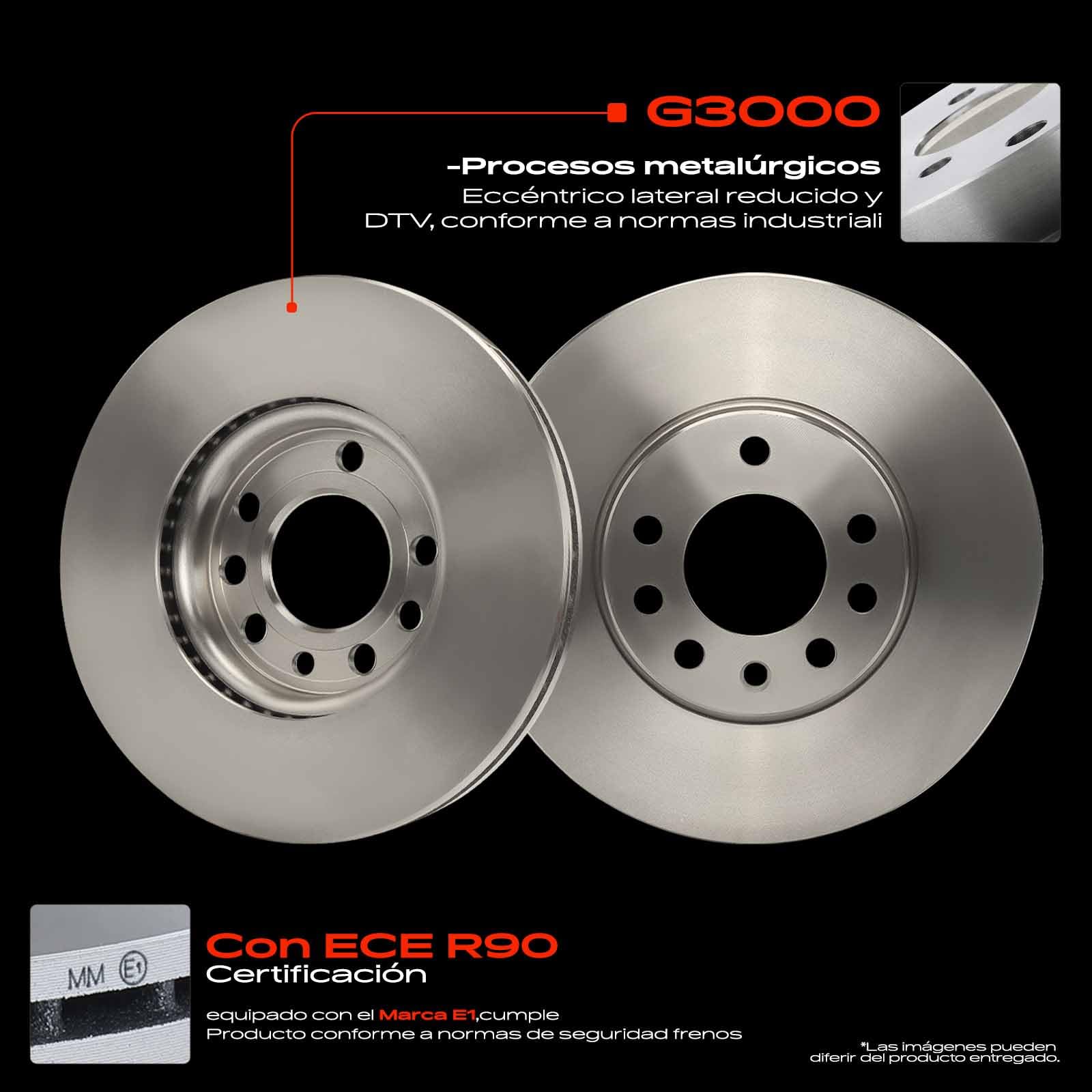 Frankberg 2 discos de freno delanteros ventilados Ø285 mm 93171497 569003 | Compatible con: 9-3 Convertible YS3F, Croma 194, 9-3X, Vectra C Z02, 9-3 D75 D79 E79 YS3F, Signum Z03, 9-3X YS3