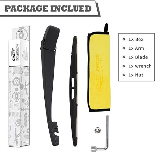 Miniatura 6 de HODEE Juego de tuercas de repuesto para limpiaparabrisas trasero Honda Odyssey 2011-2017, juego de tapas de limpiaparabrisas para ventana trasera