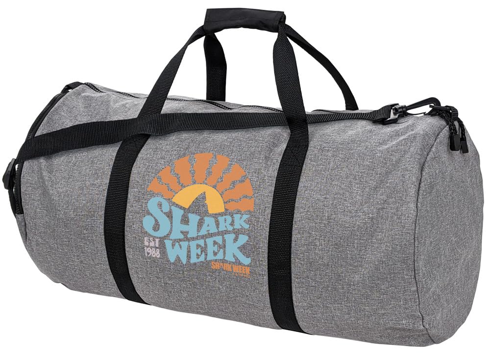 Shark Week Television Series Lino Sunset Lightweight Duffel Bag for Sports and Gym Packable for Travel