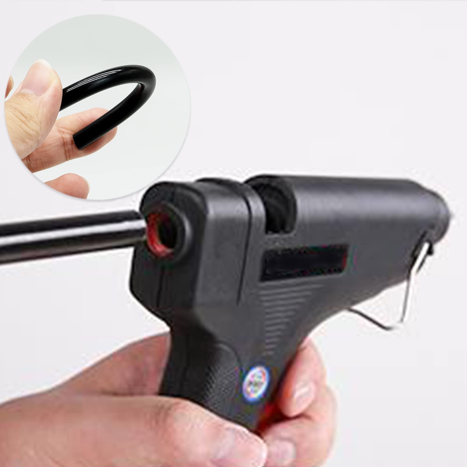 50 bastoncini di colla a caldo, Colla a Caldo Bastoncini, 7 x 100 mm, colla a caldo, per pistola per colla a caldo, lavori artigianali, fai da te, casa, ufficio, progetto, artigianato, riparazione