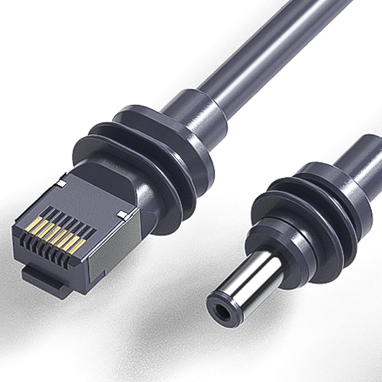 Gigabit Poe Ethernet Splitter, 1 na 2 Out, RJ45 1000 Mbps, Plug & Play, Obsługuje dostawę Mocy 100 W, odległość Transferu do 100 M dla Kamer Bezpieczeństwa, Telefonów VoIP i