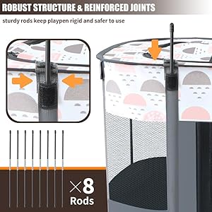 MEETCARE Pet Playpen, Foldable Dog Cat Playpens,Portable Exercise Kennel Tent Crate,Water-Resistant Breathable Shade Cover, Indoor Outdoor Travel Camping Use for Small Animals (Small), Brown