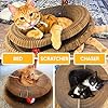 Kitty Kurlz - Kitty Kurlz Magnetic Toy & Reversible Cardboard Scratcher - Collapsible Ball Track with Bell - Durable Eco-Friendly Ring for Play, Chase & Scratch #2