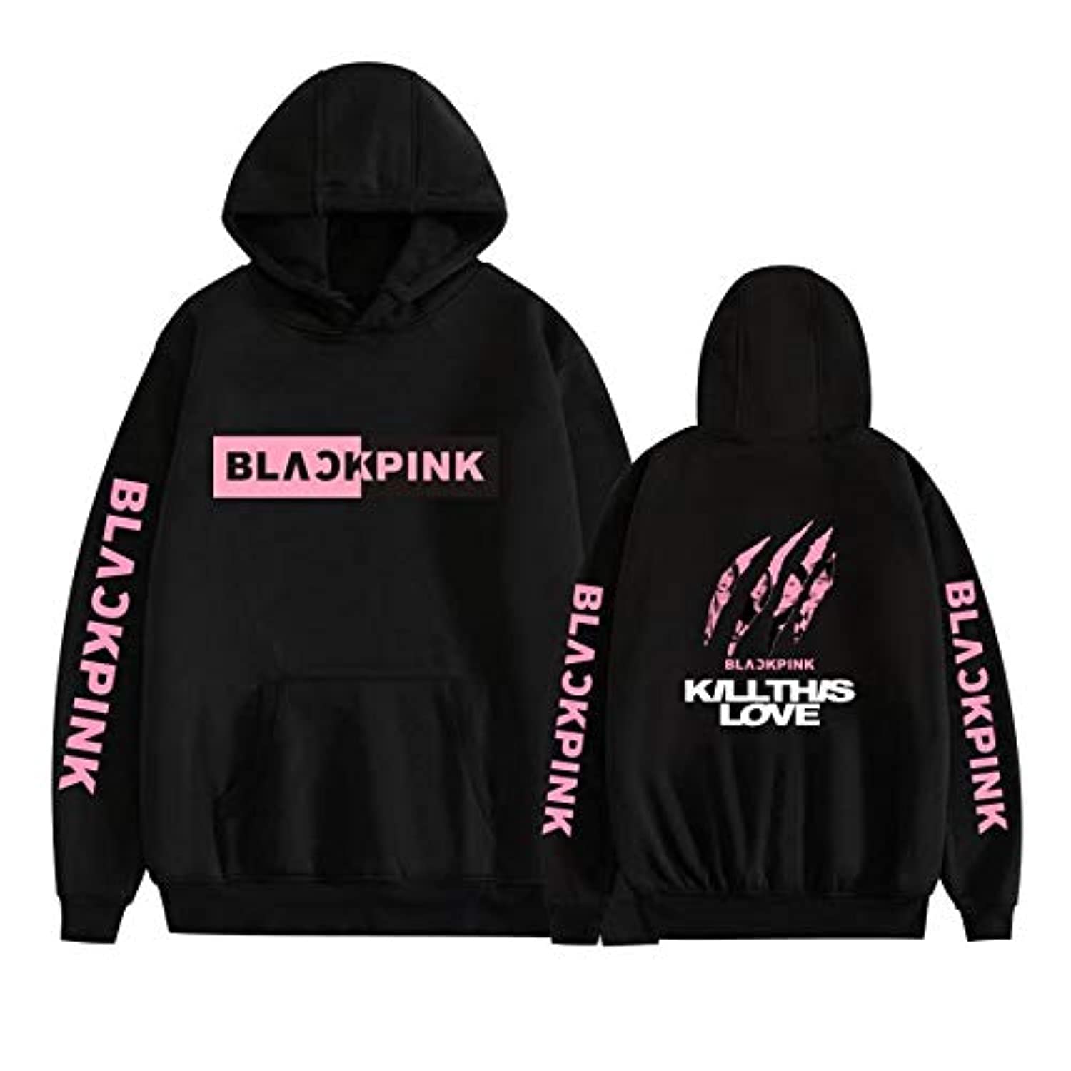 BLACKPINK Hoodies Concert Sweater Long Sleeve Tops Printing Women's Fashion Hip Hop Casual Hoodie