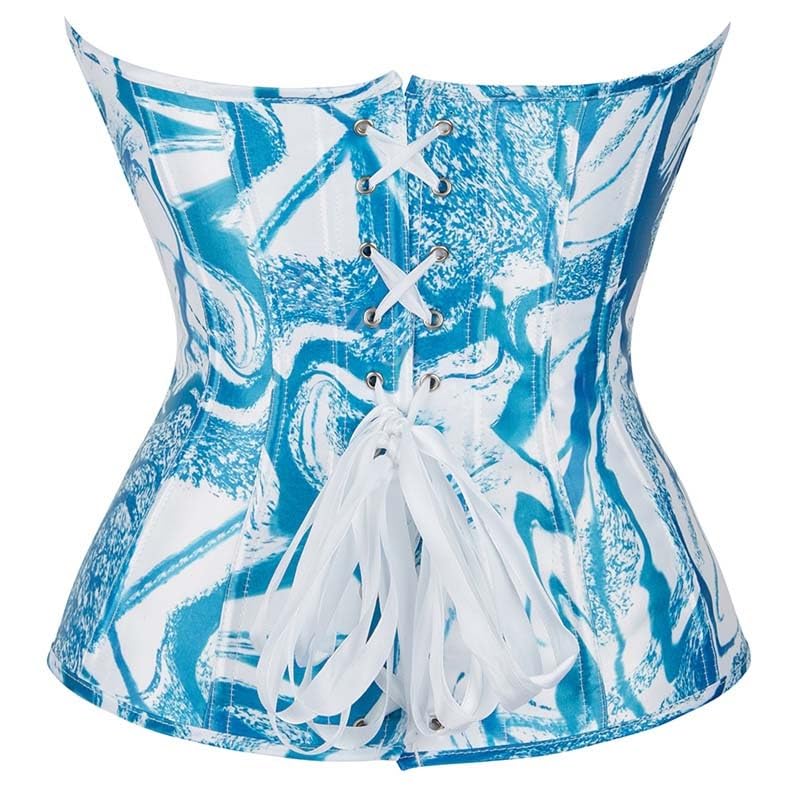 Corset imprimé zèbre vintage idéal pour vos soirées branchées
