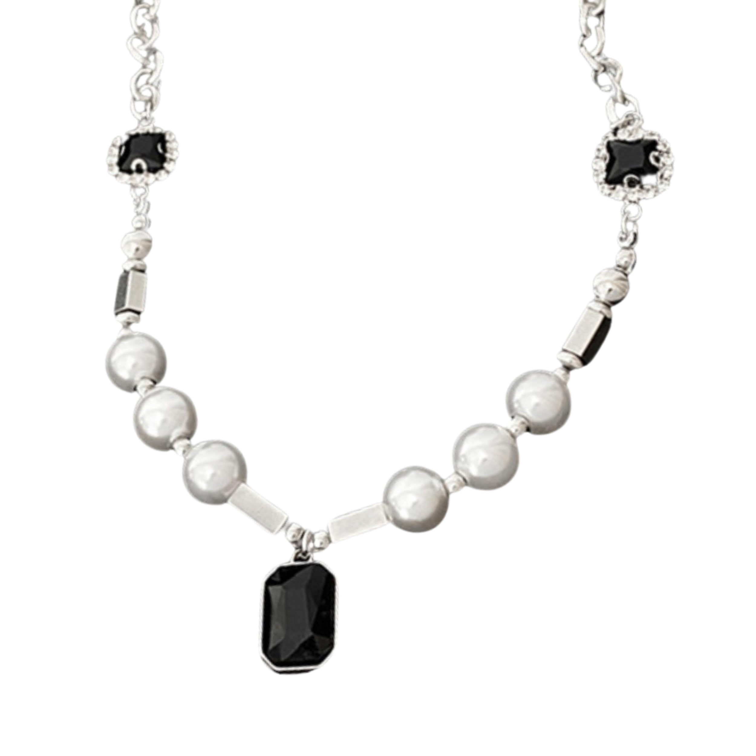 Salty Alpha Lunar Moon Pearl Neck Chain for Men & Boys | Link Stainless Steel Pendant Locket Necklace | Mens Jewellery | Modern Design | Fany & Stylish Mens Accessories | Diwali, Birthday, Anniversary & Special Occassion Gift | Everyday Wear Aestheti (B0D2RT5MZM) Amazon Price History, Amazon Price Tracker