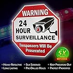 Diamond-ULTRA-REFLECTIVE-Warning-24-Hour-Surveillance-No-Trespassing-Metal-Sign-with-for-home-business-Video-Security-CCTV-Camera-12-L-x-12-H-Aluminum-12x12-Reflective
