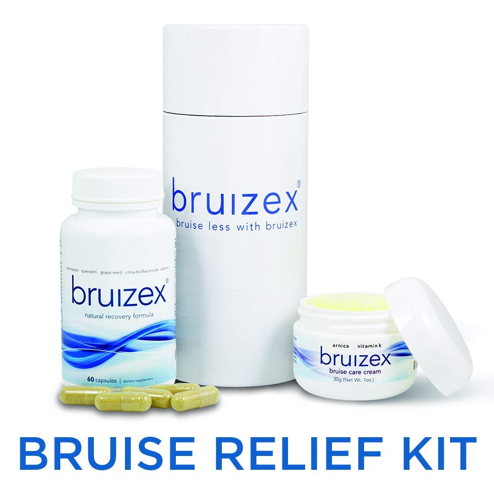 BRUIZEX Bruising Relief Kit AntiBruising Supplement and Bruise Cream
