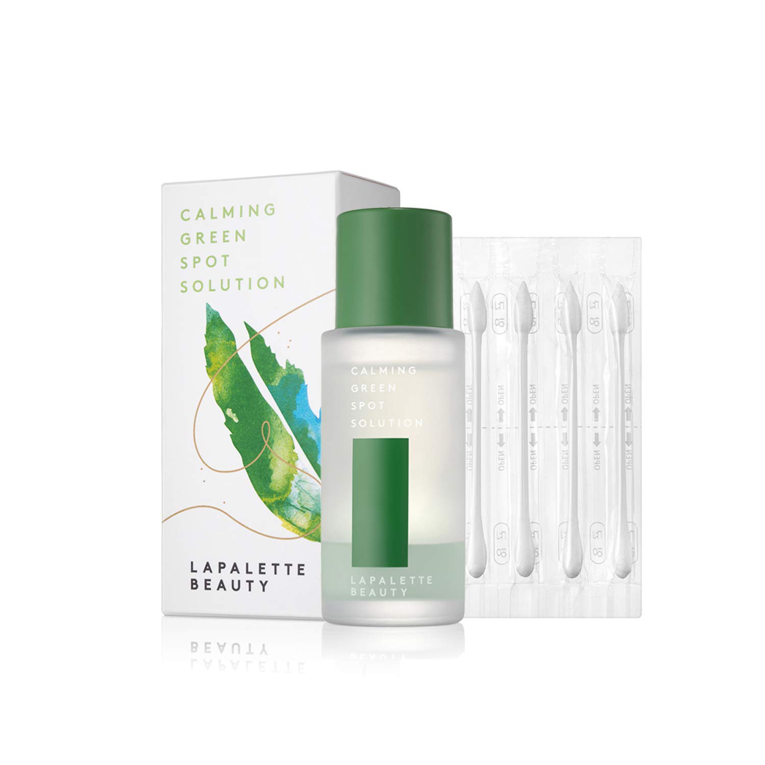 [Lapalette Beauty] Calming Green Spot Solution, AC3, Acne & Rosacea Spot Solution., 20ml / 0.68 fl. oz. / Seebum-Care, Soothing, Soft Peeling, Anti Acne, Cruelty-Free, Paraben-Free, Korean Skin Care