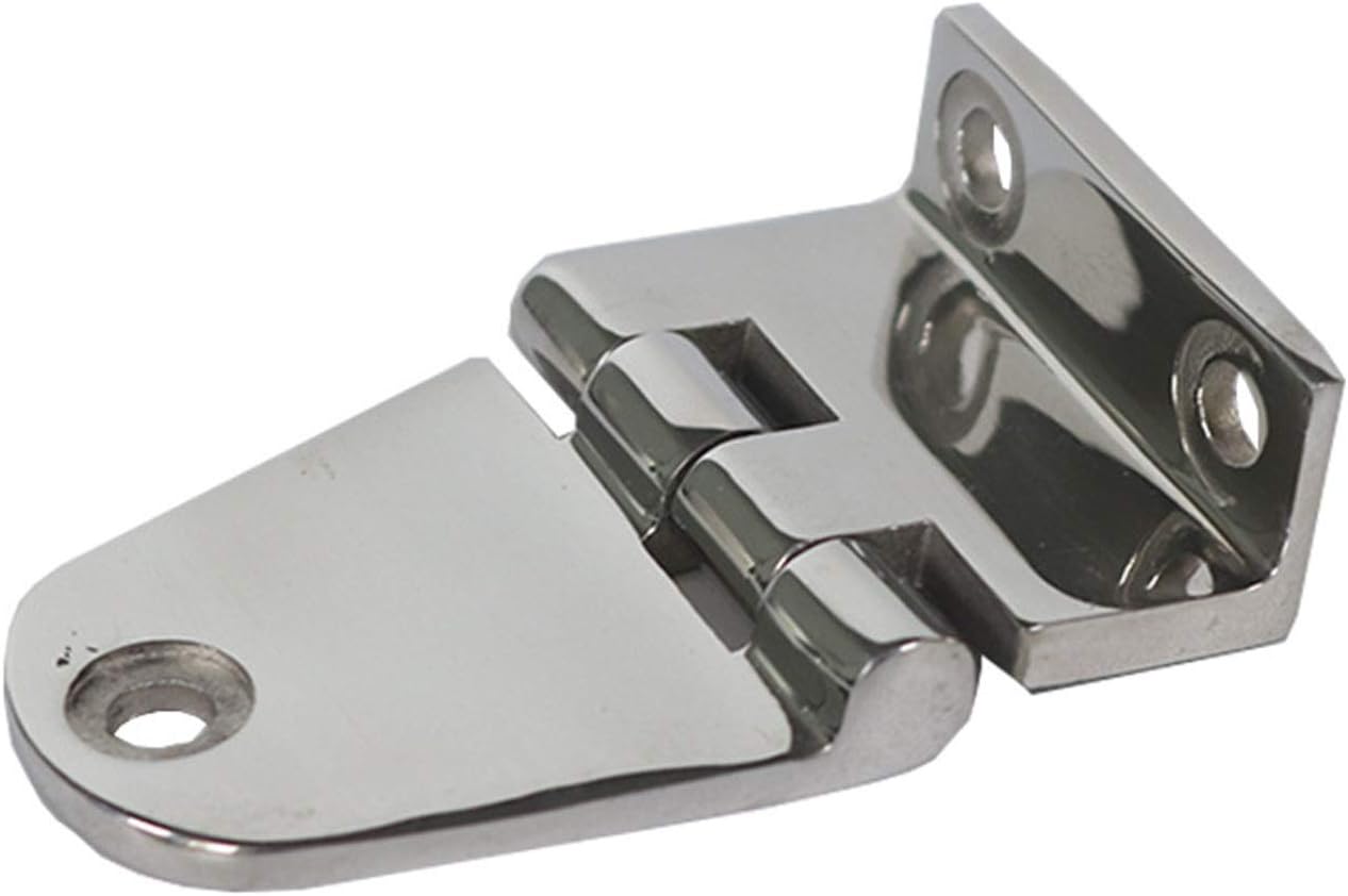 Cabinet Door Hinge 5 Pairs of Bent Plate Hinges 304 Stainless Steel Loose-Leaf and Window Strong and Sturdy