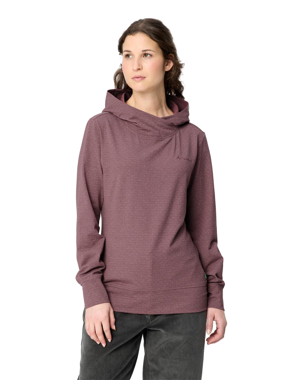 VAUDE Sudadera con Capucha Tuenno para Mujer, para Uso Diario Moderno, Tacto Suave