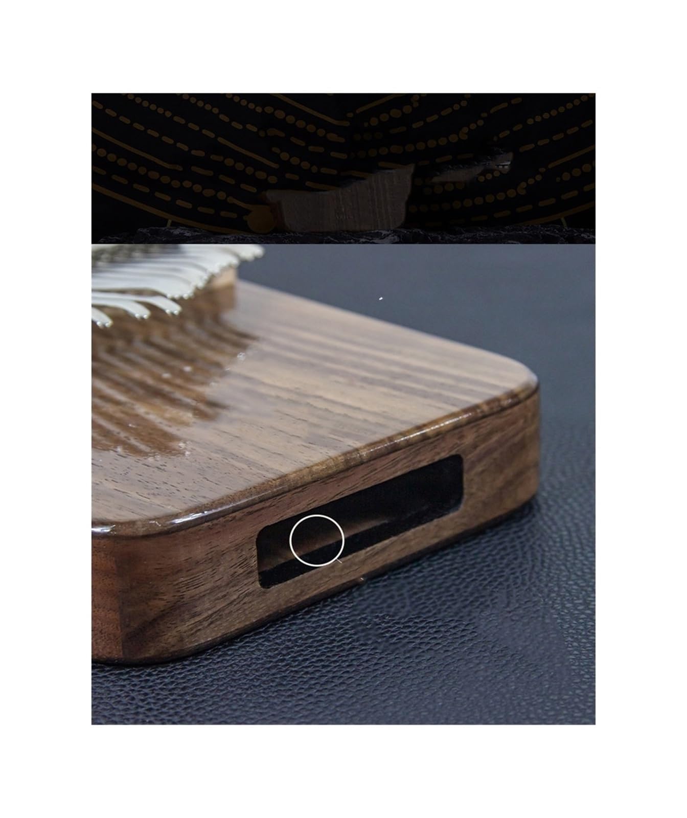 Kalimba 12 konstelacji orzech czarny 21 tonów kciuk fortepian typu pudełko kalimba palec fortepian kalimba instrument muzyczny