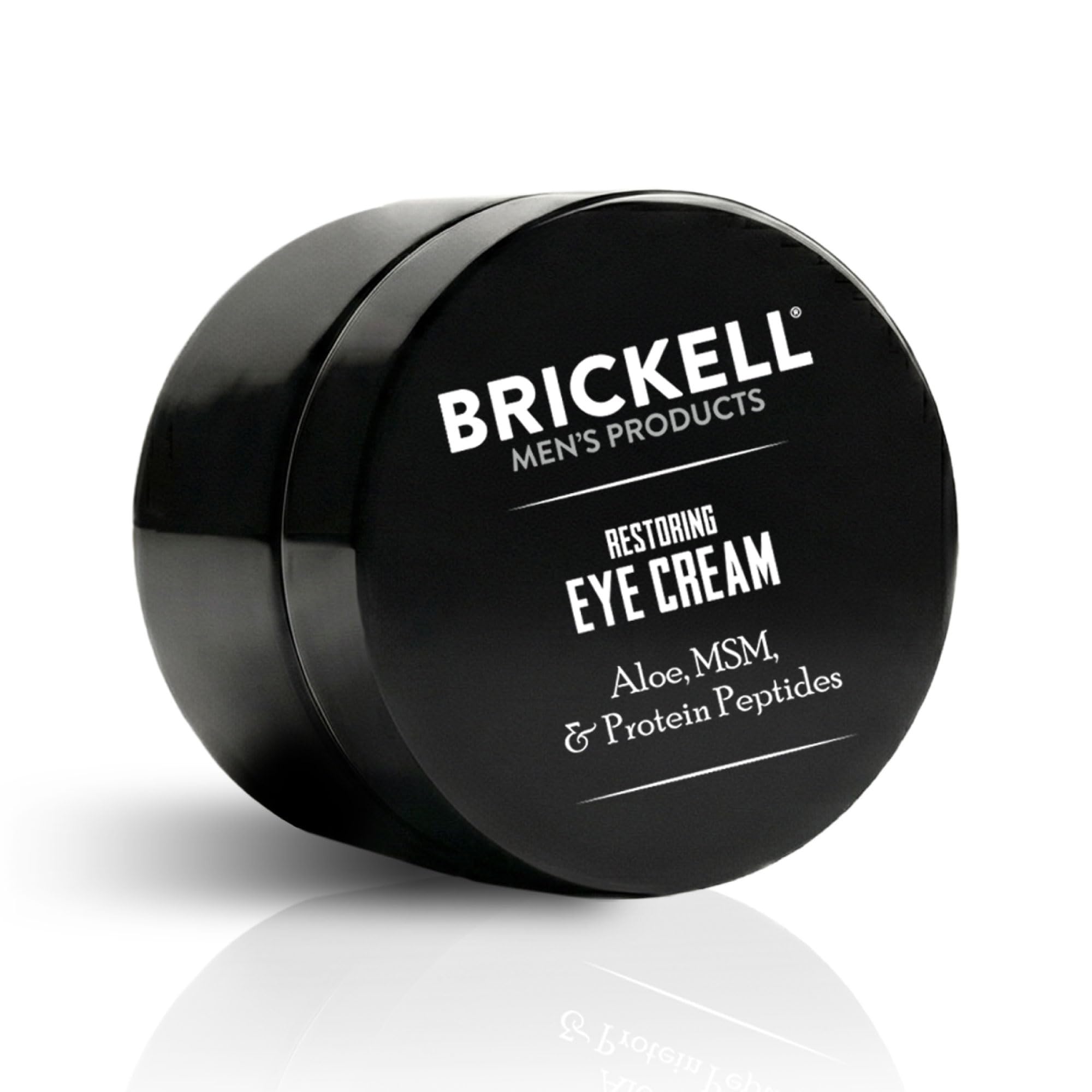 Brickell Men's Restoring Under Eye Cream for Men, Natural and Organic Anti Aging Eye Balm To Reduce Puffiness, Wrinkles, Dark Circles, Crows Feet and