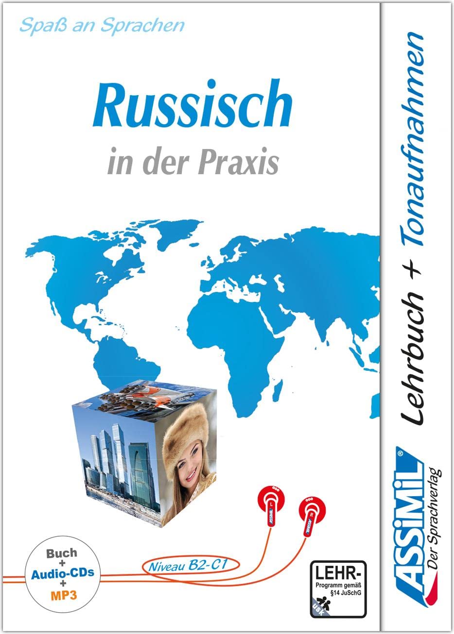 ASSiMiL Russisch in der Praxis - Audio-Sprachkurs Plus - Niveau B2-C1: Fortgeschrittenkurs für Deutschsprechende, Lehrbuch + 4 Audio-CDs + 1 USB-Stick (Perfezionamenti)