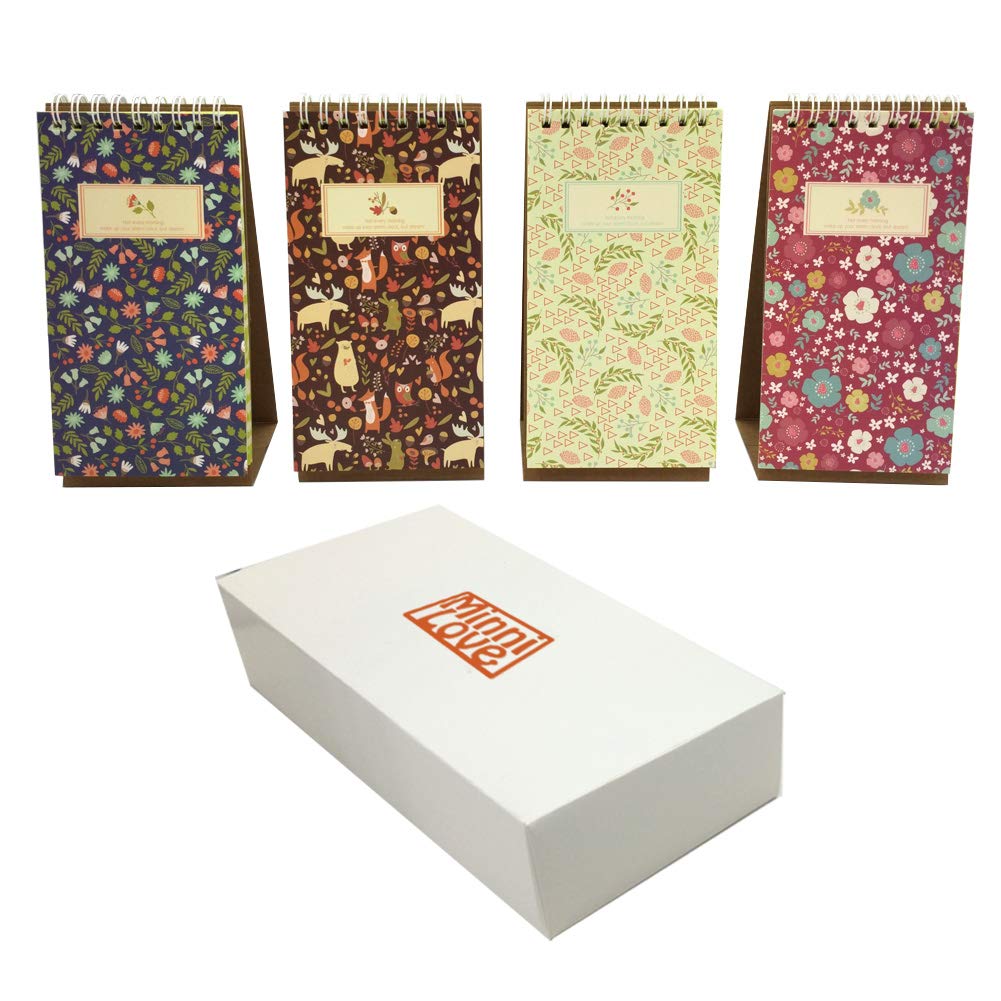 Amazon.co.jp: MinniLove 卓上スタンドタイプの便箋帳 手帳 卓上メモ帳