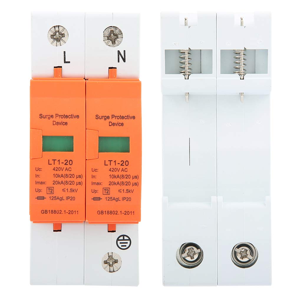 Dispositivo di Protezione Contro le Sovratensioni 2P 10KA-20KA 420V AC Limitatore di Sovratensione
