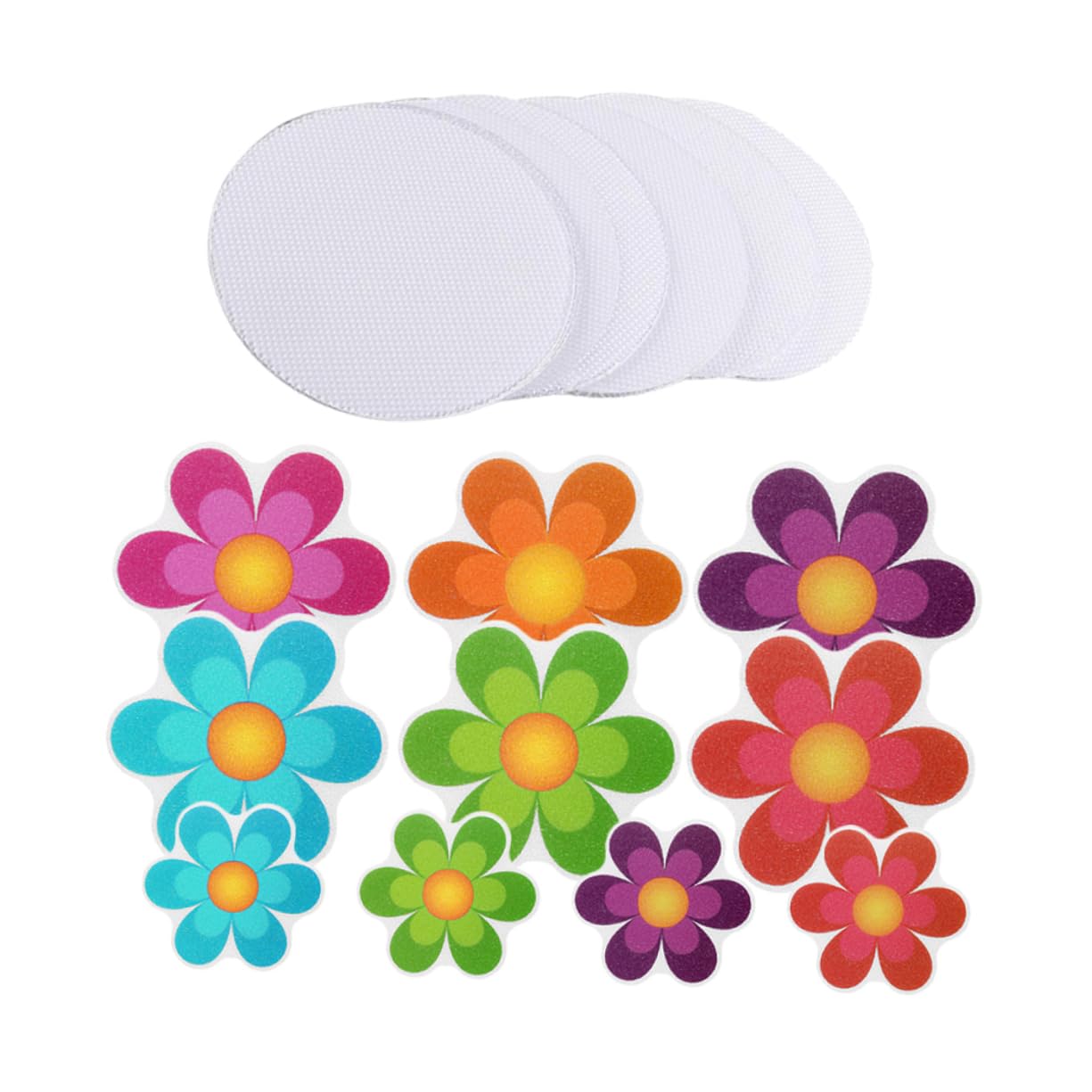 PRETYZOOM 60 Piezas Anti Pegatinas Navidad Tazas sin bañera calcomanías Antideslizantes Pegatina Redonda para baño Dibujos Animados Pegatinas Antideslizantes Cinta Adhesiva