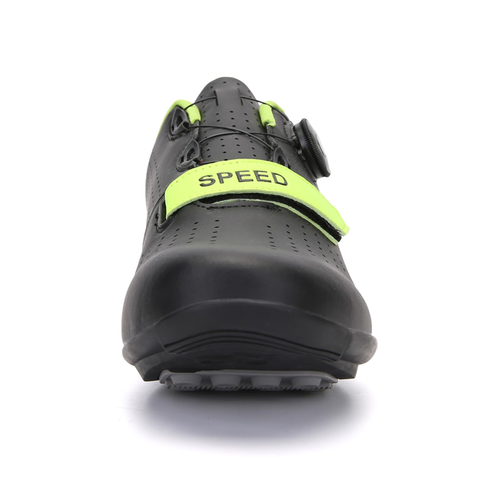 Zapatillas De Ciclismo, Zapatillas De Bicicleta De Montaña Y Carretera con Suela De Goma, Zapatillas De Bicicleta Sin Bloqueo con Sistema De Cordones De Rotación Rápida