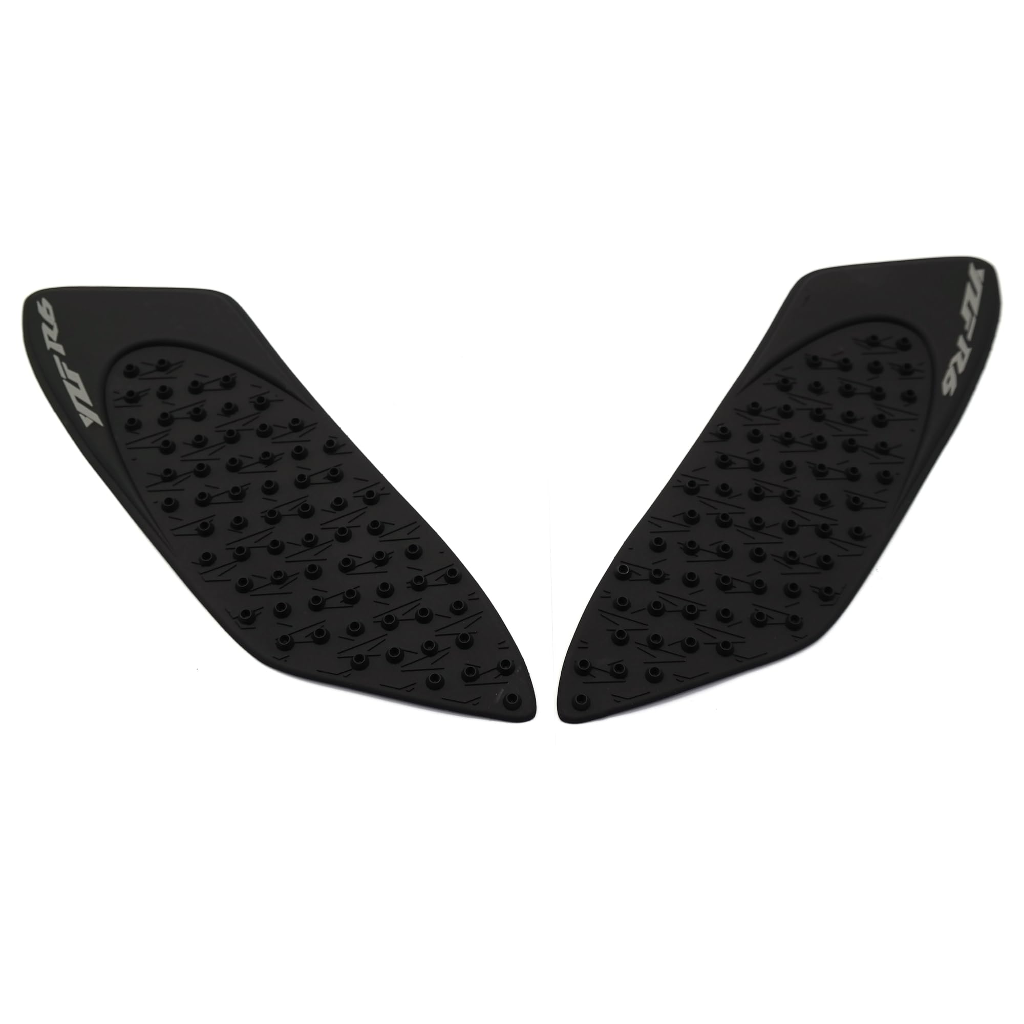 Arashi Negro Depósito de combustible de gas Almohadillas laterales Protector Rodillera Agarre Tracción para YZF R6 2006-2007