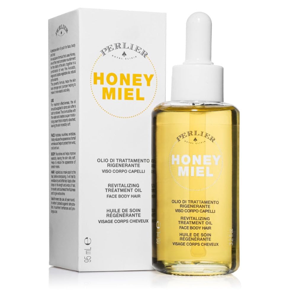 Perlier Honey Miel Revitalizing Treatment Oil Face, Body and Hair 95 ml, 3.2 Fl Oz