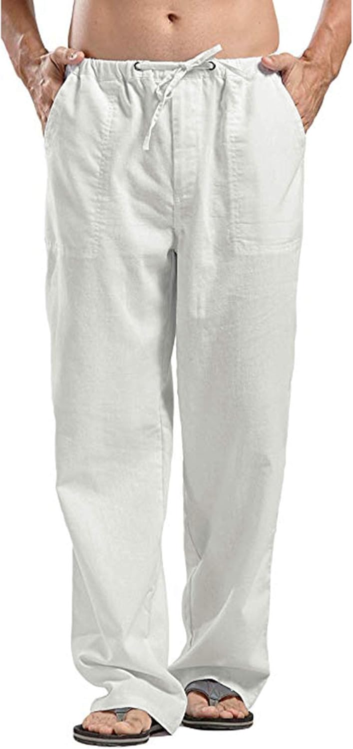 Linen beach pants Clearance
