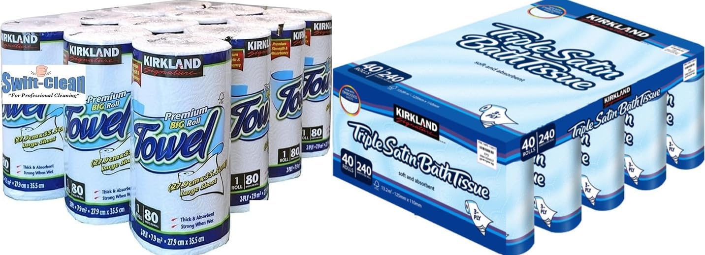 Kirkland Signature Kitchen Roll Towel 12 Rolls + Kirkland Signature