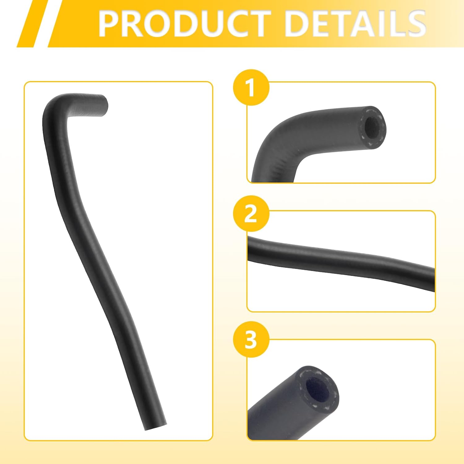99071AD690 Automotive Vacuum Hose PCV Valve Hose (1 piece) | for Subaru Forester 2.5L 2011-2016, Crosstrek 2.0L 2015-2017, and intake manifold vacuum hose compatible