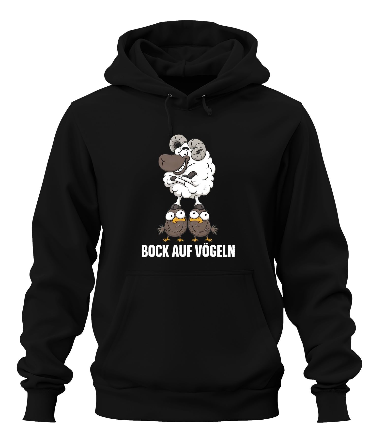 Bock Auf Birds Funiger Statement Hoodie