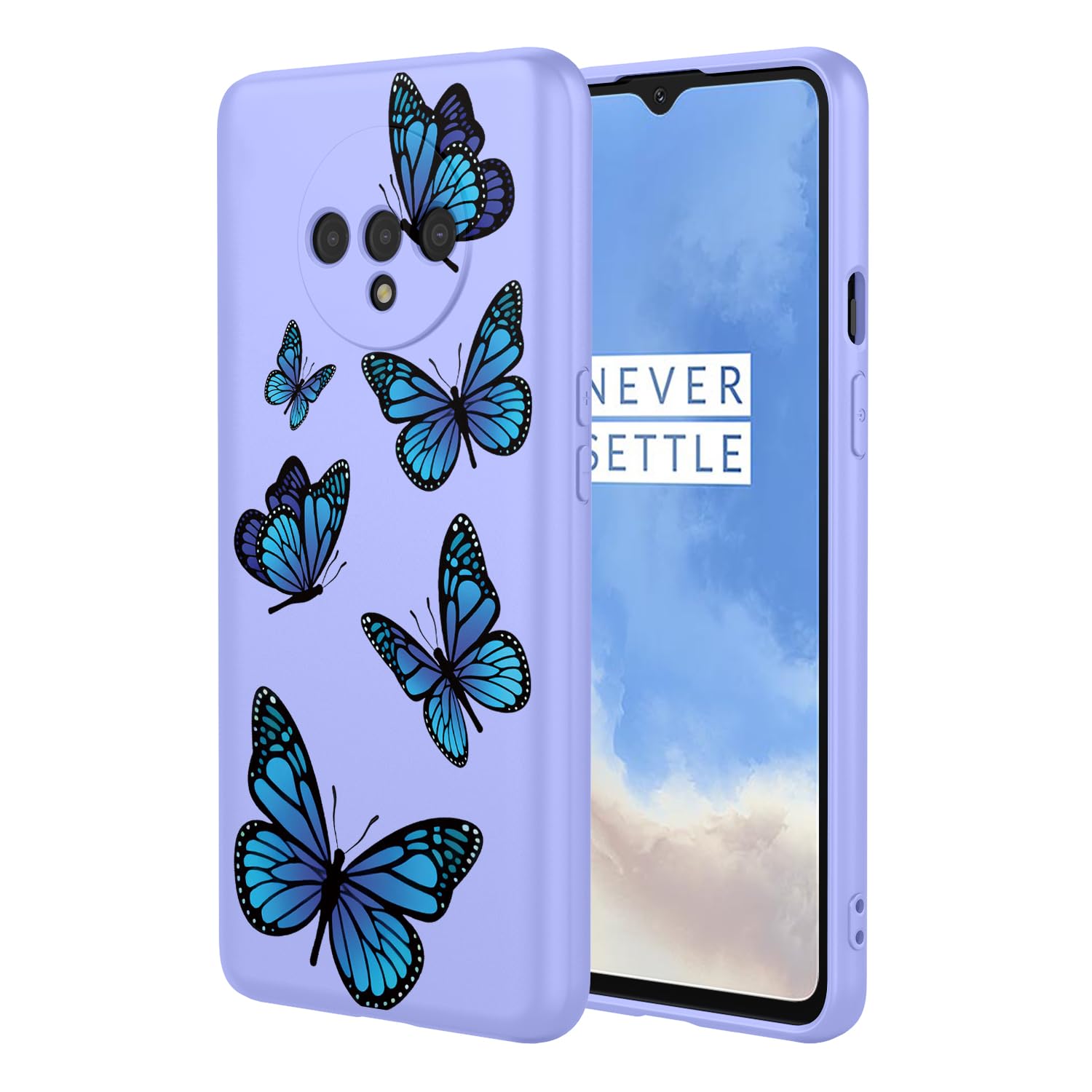 Coque OnePlus 7T évitez les rayures avec ce silicone antichoc papillon - 8