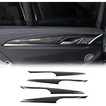 ABS Carbon Fiber Interior Door Decoration Panel Cover Trims For BMW X3 G01 X4 G02 2018-2023 Car Inner Door Armrest Panel Accessories